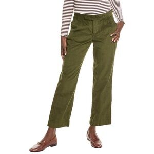 FRANCES VALENTINE Chloe Pant in Olive Corduroy Sz 2 Straight Leg Closet Staple